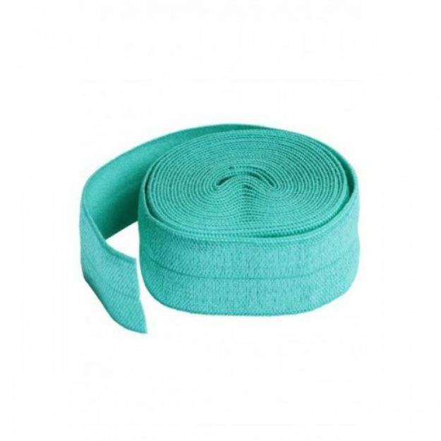 Picture of Byannie Foldover Elastic 20mm x 2yd Turquoise
